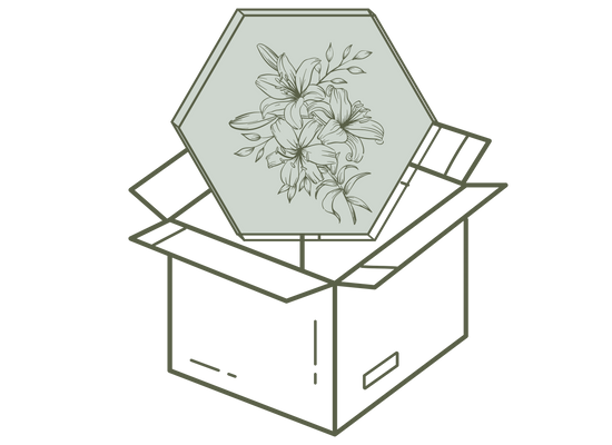Image illustrating the "back to you" stage of the flower preservation process