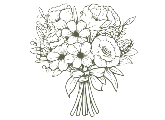 Image illustrating the "drying your blooms" stage of the flower preservation process