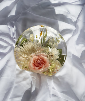 Standing Floral Circle Resin Mold